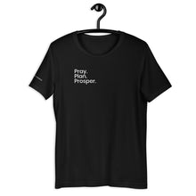 Load image into Gallery viewer, 3P (Pray. Plan. Prosper.) Short-Sleeve Unisex T-Shirt