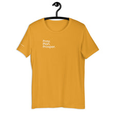 Load image into Gallery viewer, 3P (Pray. Plan. Prosper.) Short-Sleeve Unisex T-Shirt