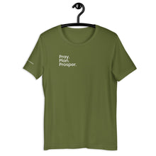 Load image into Gallery viewer, 3P (Pray. Plan. Prosper.) Short-Sleeve Unisex T-Shirt